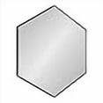 thumbnail image 3 of Kate and Laurel Rhodes Miroir Mural Hexagonal à 6 Côtés, 30,75 X 34,75 Noir, 3 of 4