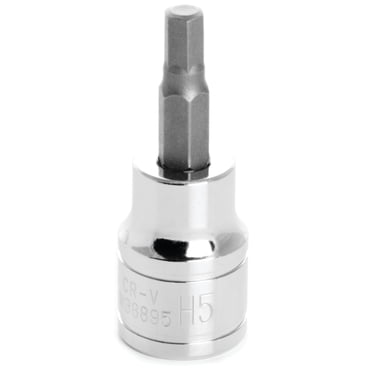 Performance Tool W38895 Hex Bit Socket, 3/8-Inch Drive, 5mm