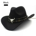 thumbnail image 1 of Chapeau de Cowboy Western à Large Bord pour Femmes/hommes, 1 of 3