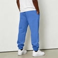thumbnail image 5 of Mens Active Athletic Casual Jogger Running Sweatpants Wide Leg Elastic Waist Drawstring Athletic Loose Jogger Workout Sweat Pants, 5 of 7