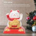 thumbnail image 4 of Solar Powered Lucky Waving Cat, Exquisite Craftsmanship Symbol Of Luck And Fortune Lucky Decor For  Car, 4 of 8