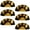 Multicolored 1, variant on PhooArto 6 Pcs Cup Drawer Pulls, Watercolor Galaxy Butterfly Pattern Shell Shape Handles Cabinet Knobs for Dresser Cupboard Closet Wardrobe with Screws