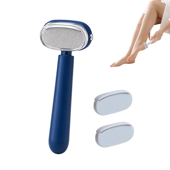 Double-Sided Foot Scraper for Callus Removal – Stainless Steel Foot File Rasp, Arc-Shaped Dead Skin Remover for Cracked Heels & Corns, Ergonomic Anti-Slip Handle, Safe Pedicure Tool