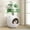 White, variant on Eggloa6 Cat Plant Litter Box Set With Artificial Plants, Attached Scoop, Replaceable Litter Box Liners, Hidden Cat Litter Box Furniture, White