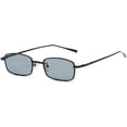 thumbnail image 1 of FEISEDY Vintage Slender Square Sunglasses Retro Small Metal Frame Candy Colors B2295, 1 of 6