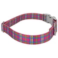 thumbnail image 6 of Country Brook Petz® Premium Bubblegum Pink Plaid Dog Collar and Leash, Extra Large, 6 of 7