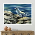 thumbnail image 3 of Designart 'Portrait of Seagull Birds By The Sea' Nautical & Coastal Framed Art Print, 3 of 4