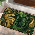 thumbnail image 4 of ONETECH Green Leaves Gold Foiling Square Floor Mat Indoor Outdoor for Home Entrance 19.68*39.37 in, 4 of 6