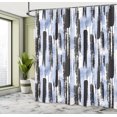 thumbnail image 4 of Ambesonne Modern Art Shower Curtain, Grunge Art Effect Print, 69"Wx75"L, Pale Azure, 4 of 4