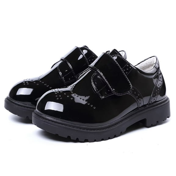 Yunkctuk Boys and Girls Wear Formal Loafers With Flat Oxford Shoes, Classic Children's Leather Shoes, Comfortable and Breathable Leather Shoes for Boys and Girls.