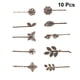 thumbnail image 2 of EeaseMX 10 pinzas para el pelo vintage con diseño de hojas y flores, horquillas, pasadores y accesorios para el cabello (diseños variados), 2 of 7