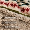 thumbnail image 3 of Catalonia Sherpa Throws Comfy Micro Mink Fleece Comfort Blanket 50x60 inch, Super Soft Plush Sofa Couch Reversible Bed TV, Caring Gift, 3 of 6