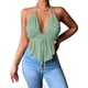 thumbnail image 1 of Chaleco Sexy Minnieouse para Mujer Sin Espalda Correa de Espagueti Verde XXL, 1 of 5