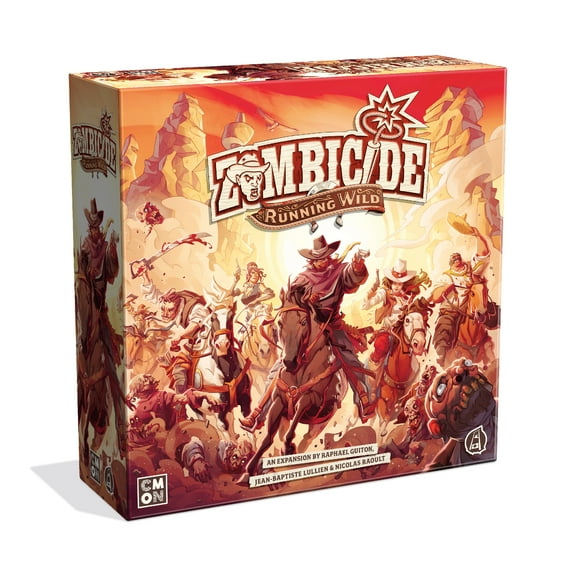 CMON Zombicide: Running Wild Board Game, 13 Miniatures, 6 Survivors, 1-6 Players