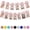 Rose Gold, variant on 1st Birthday Photo Banner, Newborn to 12 Months Pink Glitter Milestone Garland for Girls First Birthday