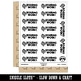 thumbnail image 2 of Roaring Work Tiger Teacher Student School Sticker Set - White - Gloss Finish - 2.00" Large, 2 of 7