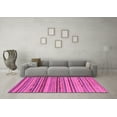 thumbnail image 3 of Ahgly Company Indoor Rectangle Abstract Pink Modern Area Rugs, 2' x 4', 3 of 4