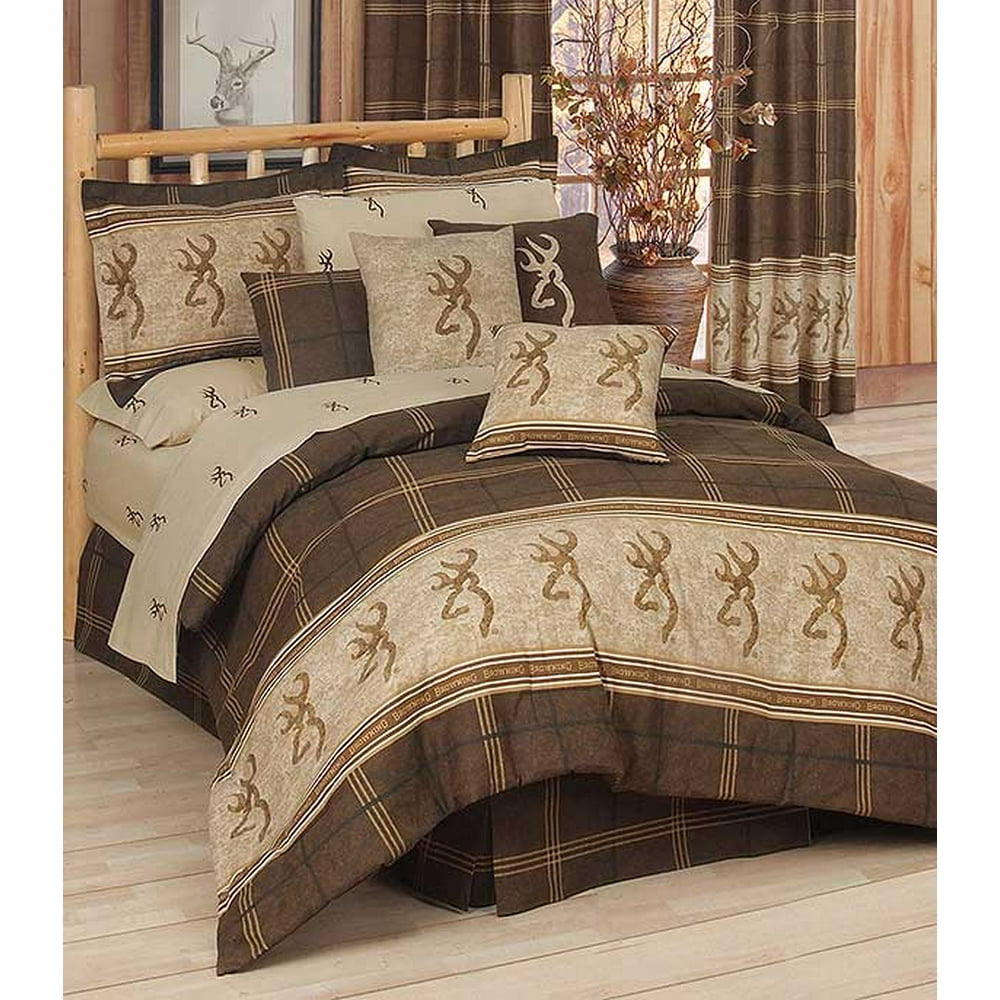 Browning Buckmark Comforter Set Queen Size