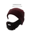 thumbnail image 5 of Winter Balaclava Full Face Cover Hat Knit Beard Hat Adjustable Size for Adult, 5 of 6