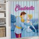 thumbnail image 5 of Juego de 4 cortinas de ducha de Cenicienta con alfombras antideslizantes, tapa de inodoro y alfombrilla de baño, cortina de ducha impermeable con decoración de dibujos animados para baño con 12, 5 of 8