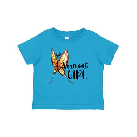 

Inktastic Vermont Girl- Butterfly Gift Baby Girl T-Shirt