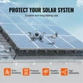 thumbnail image 4 of 6 inch x 100ft Solar Panel Bird Guard, Critter Guard Roll Kit with 60pcs Stainless Steel Fasteners, Solar Panel Guard with Rust-proof PVC Coating, 1/2 inch Wire Roll Mesh, 4 of 7