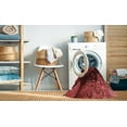 thumbnail image 2 of Ahgly Company Machine Washable Indoor Square Transitional Grapefruit Red Area Rugs, 7' Square, 2 of 7