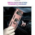 thumbnail image 2 of [PST] Google Pixel 7 (6.3") 2022 Kickstand Rotating Ring Case, Heavy Duty Hybrid Shock Absorption Rugged Hard Phone Case Cover, 2 of 3