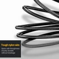 thumbnail image 4 of RHEA- Puxnoin Multi Charging Cable, 6Ft 2Pack Charger Cable Universal 3 Black, 4 of 6