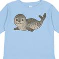 thumbnail image 4 of Inktastic Adorable Seal Illustration Cute Animal Art Boys or Girls Long Sleeve Toddler T-Shirt, 4 of 5