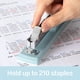 thumbnail image 3 of Engrapadora de escritorio Deli para 25 hojas, azul, con grapas, 3 of 7