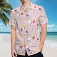 thumbnail image 5 of High Quality Hawaiian Shirts for Men Short Sleeve Aloha Beach Shirt Floral Summer Casual Button Down Shirts Blouses IKXVOZ, 5 of 7