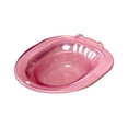 thumbnail image 2 of Wswqop Elderly Sitz Bath Women Bidet Hip Bath with Drain Holes PP Materials Comfortable Pink, 2 of 9