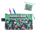 Minecraft Kids Backpack with Lunch Bag Water Bottle and Pencil Pouch 5