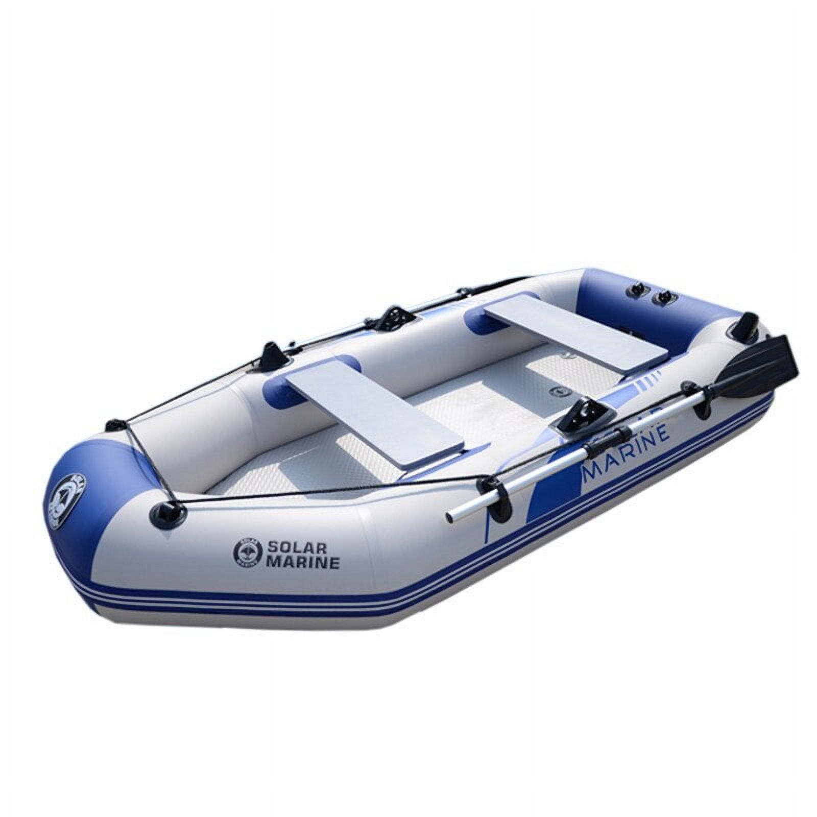2.6 M 3 Person PVC Portable Inflatable Boat Fishing Kayak Canoe Dinghy Set with Accessories Water Sports - image 5 of 6