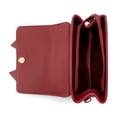 thumbnail image 3 of LIKE DREAMS Women's Vegan Leather Adjustable Detachable Strap Zoey Double Bow Crossbody Bag, Cherry Red, 3 of 6