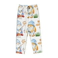 thumbnail image 4 of Sigee Gnome Camping Fishing Print Women's Soft Pajama Pants - Breathable and Comfortable Lounge Sleep Bottoms with Elastic Waistband and Pockets-Small, 4 of 9