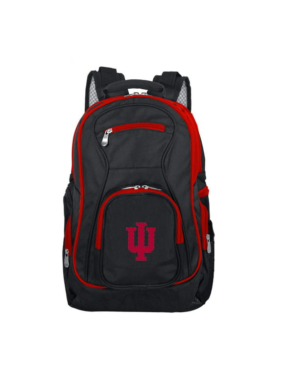NCAA Indiana Hoosiers Premium Laptop Backpack with Colored Trim