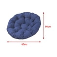 thumbnail image 4 of Bearachild Outdoor Seat Cushion Chair Pads Round Chair Pads Waterproof for Hammock  Decoración del hogar Azul 60x60cm, 4 of 6