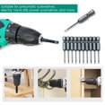 thumbnail image 3 of Graflsoa 10-Piece S2 Alloy Steel Slotted Screwdriver Bit Set, 50mm Length, Magnetic Tip, High Torque Impact Resistant, 1/4 Inch Drive, Blue Color, SL2 Size, 3 of 6