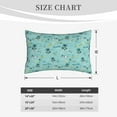 thumbnail image 4 of Lsque Hawaiian Style Pattern Pillow Case – Soft & Cozy Throw Pillow Cover, Hypoallergenic Cushion Case for Sleeping Women with Envelope Closure-14"x20", 4 of 6