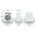 thumbnail image 3 of Traveler Size American Mahjong Set - 166 White Engraved 1.2" Tiles for Western Mah Jong, Mahjongg, Mah-Jongg Set with Carrying Case - Racks and Pushers No Included!, 3 of 6