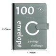 thumbnail image 4 of YAOMOBB Reusable Laminated Sheet Tracker Laminated Water Resistant 100 Envelopes Money Saving Challenge Binder with Cash Envelope Binder, 4 of 5