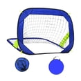 thumbnail image 2 of Meta de fútbol de niños Neta Neta Práctica portátil Puerta de fútbol Football Match Gal de fútbol Puerta de fútbol para jardín deportivo Patio trasero Azul, 2 of 8
