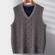 thumbnail image 5 of pstuiky Hombres Tanque, Camisola gruesa y cálida de punto de moda para hombre, sin mangas, con cuello en V Chaleco para hombre xxxl, 5 of 5
