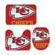 thumbnail image 4 of Juego de alfombras de baño de 3 piezas del equipo KC_Chiefss Alfombra antideslizante para baño de 24 x 16 pulgadas, 4 of 7