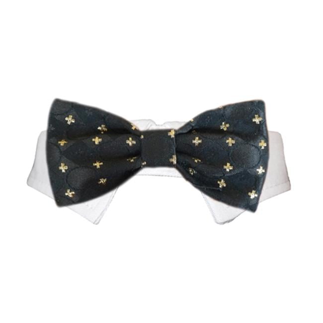 Pooch Outfitters PCAB-XXL Cameron Bow Tie, Black - 2XL