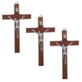 thumbnail image 3 of 3 colgantes de cruz de madera para collar, crucifijo decorativo de Jesús, adornos colgantes de fe cristiana espiritual para proyectos de joyería DIY., 3 of 5
