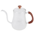 thumbnail image 1 of 600ml Thick Glass Gooseneck Kettle for Tea and Coffee, 1 of 4