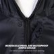 thumbnail image 3 of UPOUART 1Jgo Conjunto De Impermeable Negro Resistente Y Transpirable Para Uso En Exterior, 3 of 7